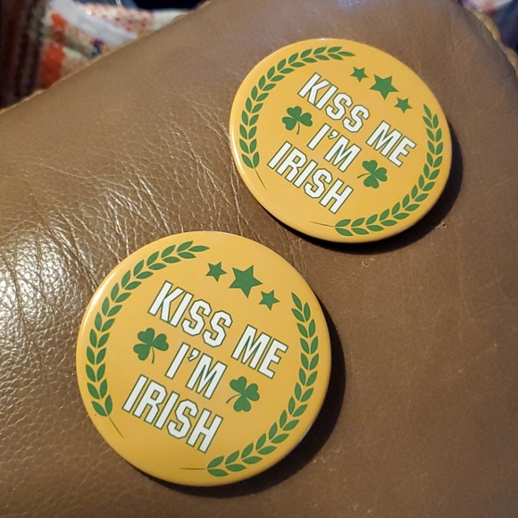 Irish Button Pins 10 pack assorted - Picture 2 of 10